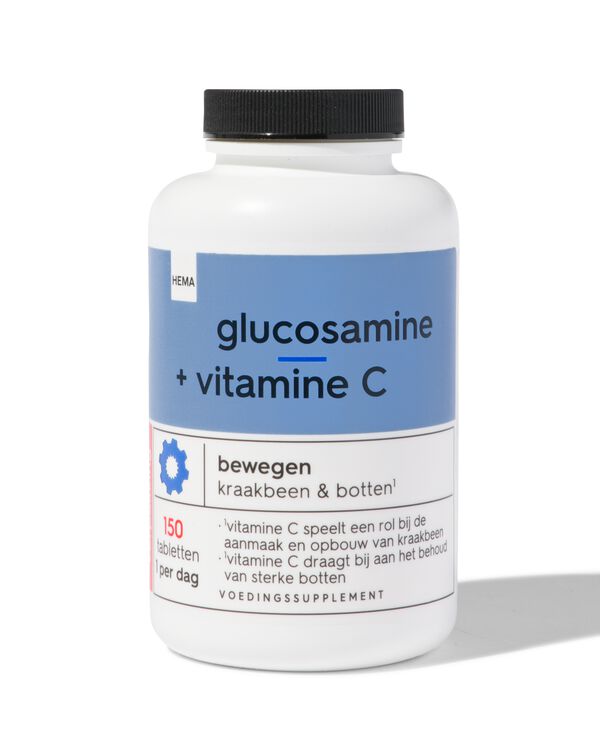 glucosamine + vitamine C - 150 stuks - 11404008 - HEMA