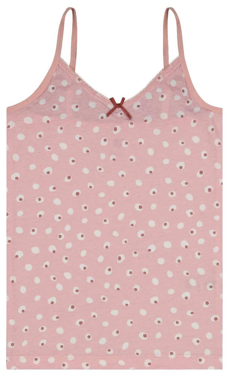 kinder hemden katoen - 2 stuks roze roze - 1000028403 - HEMA