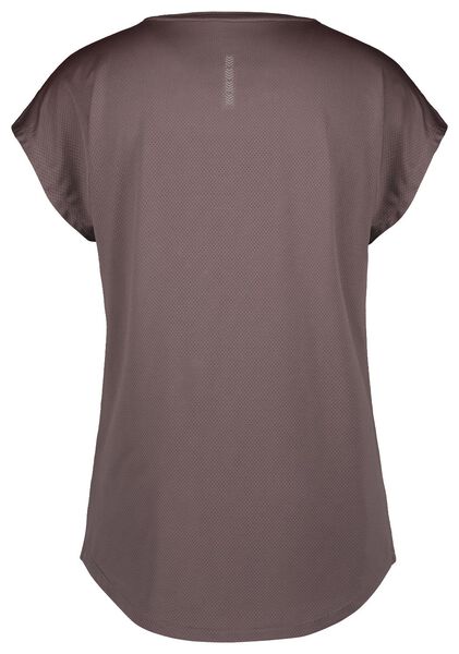 dames sport t-shirt mesh taupe - 1000027616 - HEMA