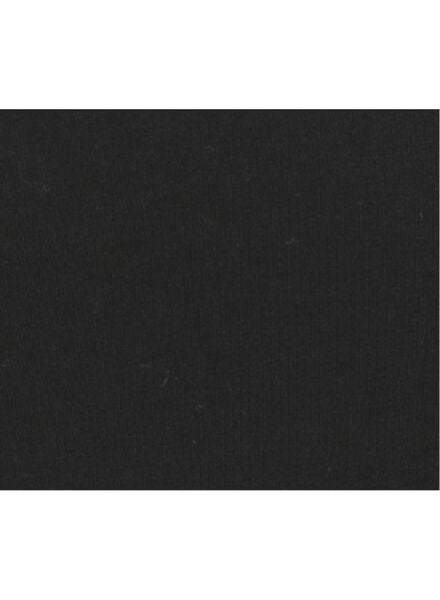dameshemd katoen zwart XL - 19681005 - HEMA