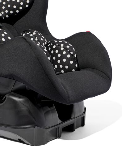 autostoel baby 75-105cm zwart met witte stip - 41770036 - HEMA