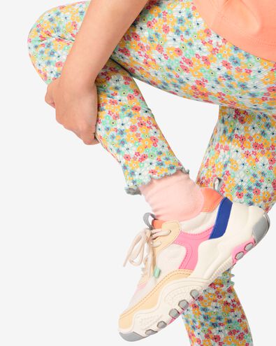 kinderlegging rib bloemen multi multi - 30876542MULTI - HEMA