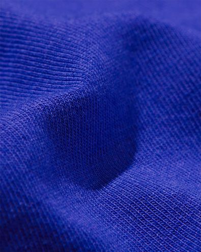 dames shirt slim fit o-hals korte mouw blauw blauw - 36350560BLUE - HEMA