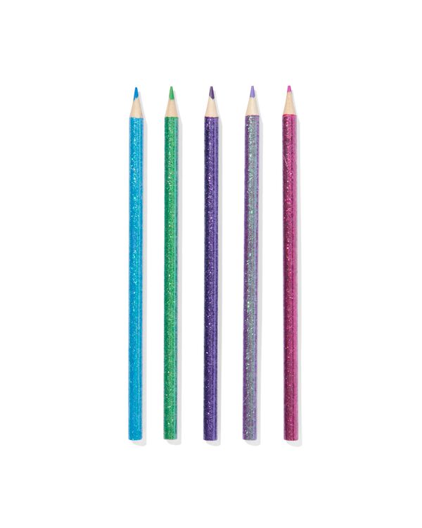 potlodenset 5 stuks - 14436041 - HEMA