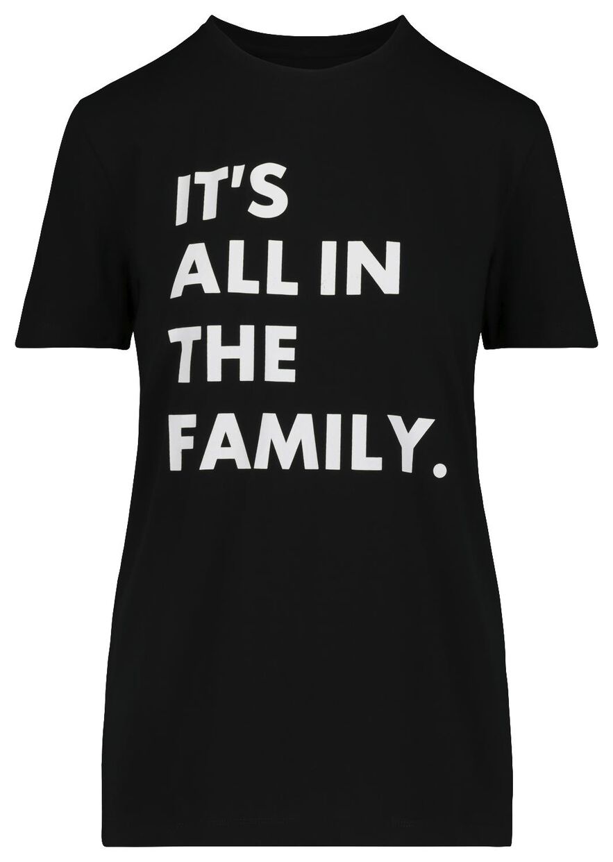 Wallpaper T Shirt Voor Volwassenen Mini Me Zwart Hema For iPhone