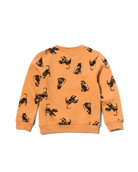 kinder sweater honden geel geel - 1000029817 - HEMA