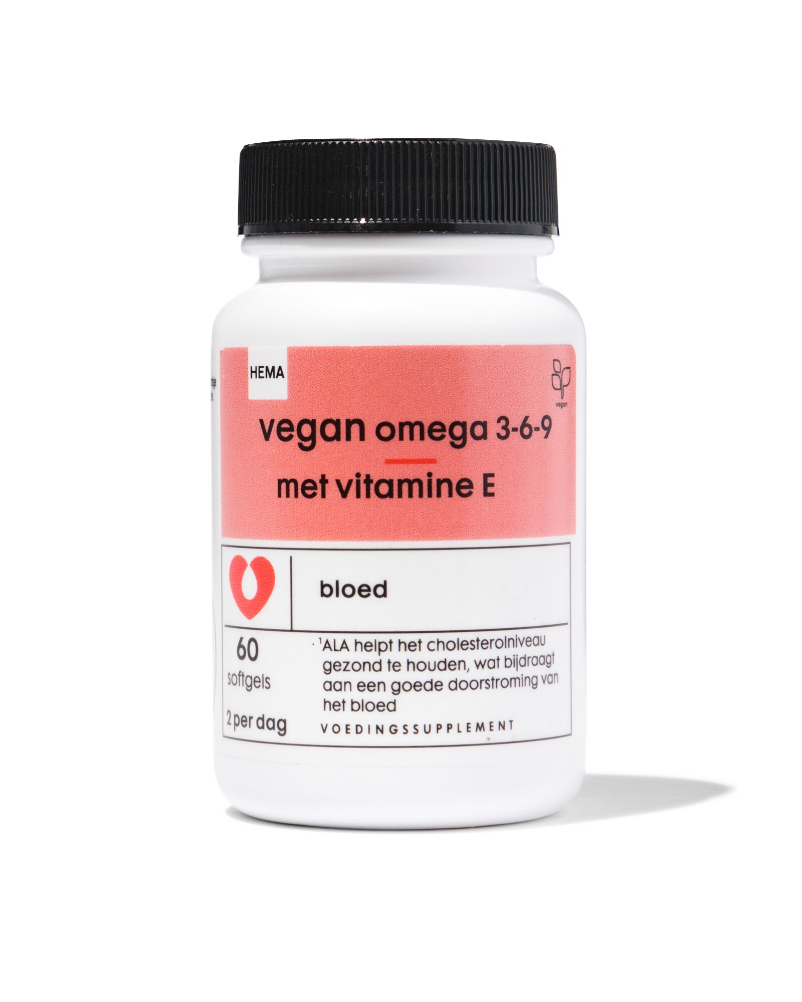 vegan omega 3-6-9 met vitamine E - 60 stuks - 11402147 - HEMA