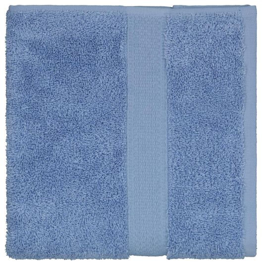 handdoek 70x140 zware kwaliteit - middenblauw felblauw handdoek 70 x 140 - 5200714 - HEMA