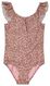 kinder badpak met ruffles roze roze - 1000027395 - HEMA