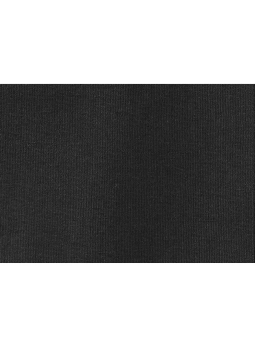 kinder t-shirt - biologisch katoen zwart zwart - 1000019373 - HEMA