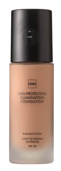 skin protecting illuminating foundation Rose 04 - 11291204 - HEMA