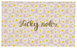 sticky notes in doos 14x8.8 bloemen - 14598751 - HEMA
