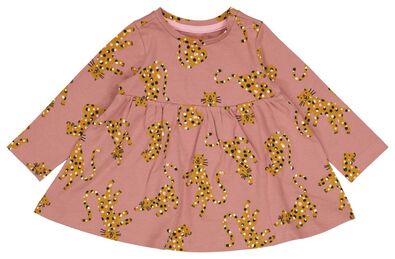 baby jurk luipaard roze - 1000025366 - HEMA