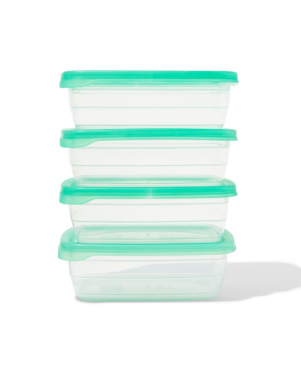 vershoudbakjes 600ml - 4 stuks - 80890027 - HEMA