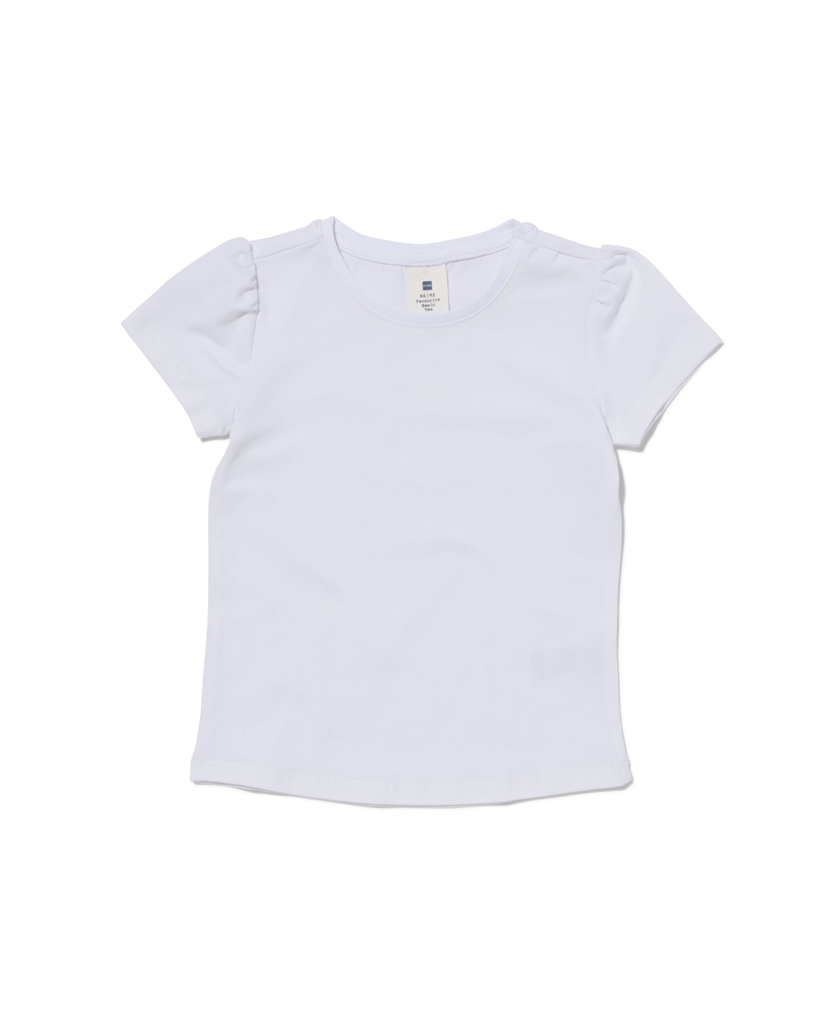 Image of HEMA Kinder T-shirts - 2 Stuks Wit (wit)