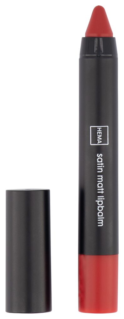 satin matt lipbalm 17 rood - 11230317 - HEMA