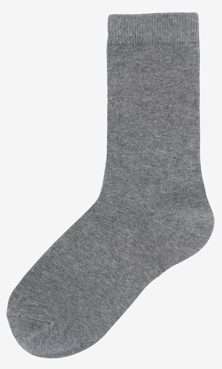 dames sokken met katoen - 5 paar bruin - 1000028913 - HEMA
