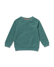 baby sweater wafel groen groen - 1000029739 - HEMA
