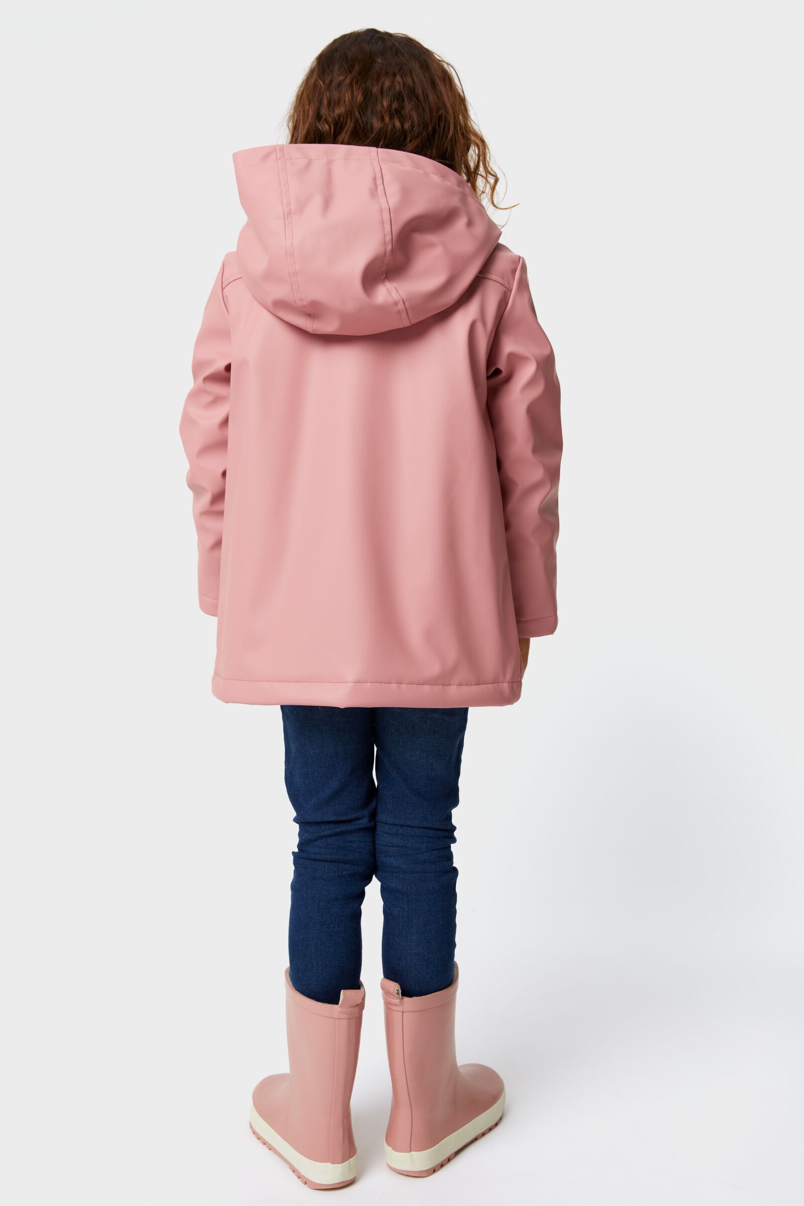 kinderjas met capuchon roze roze - 1000028052 - HEMA