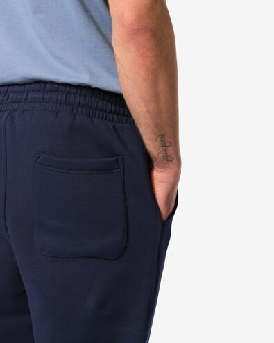 heren sweatpants donkerblauw donkerblauw - 2198770DARKBLUE - HEMA