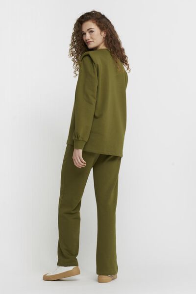 dames sweater Avery groen - 1000026112 - HEMA