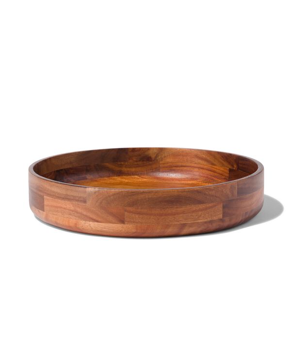 schaal Ø 31 cm acaciahout - 80660060 - HEMA