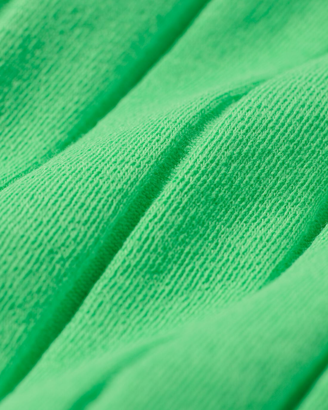 HEMA Kinder T-shirt Met Ribbels Groen (groen)