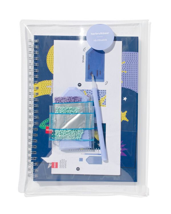 diamond painting notitieboek A5 gelinieerd - 14170148 - HEMA