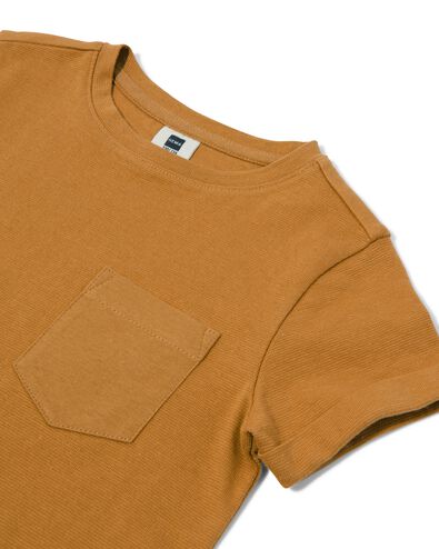 kinder t-shirt bruin - 1000030902 - HEMA