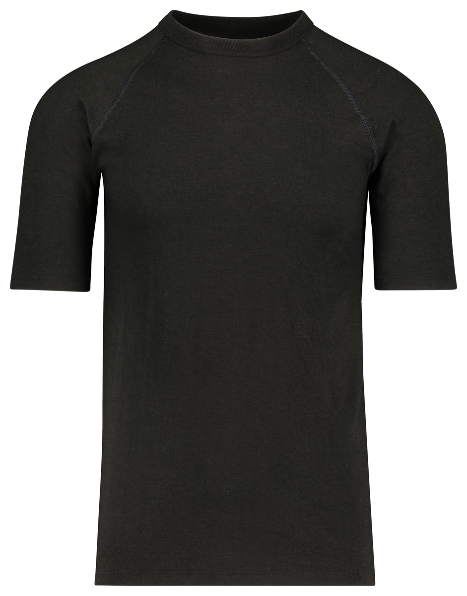heren thermo t-shirt zwart zwart - 1000018852 - HEMA