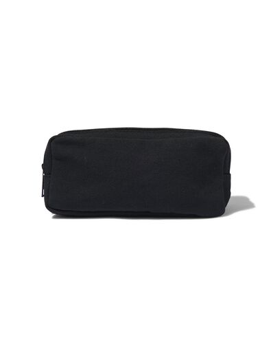 etui met dubbele rits zwart - 14497035 - HEMA
