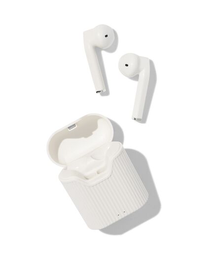 draadloze oortelefoon wit - 39630155 - HEMA