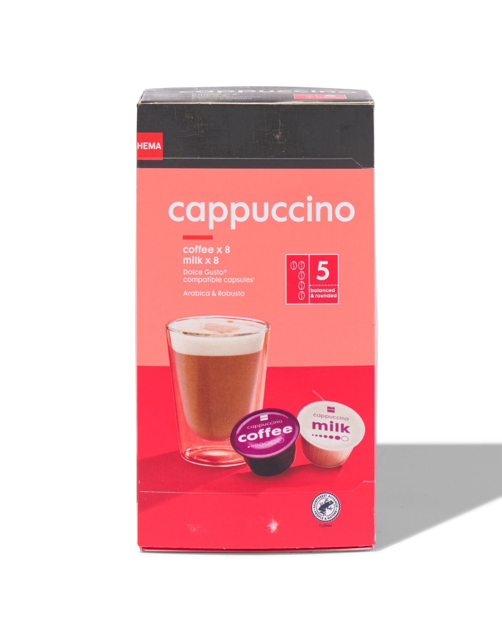 koffiecups cappuccino - 8 stuks - 17100130 - HEMA
