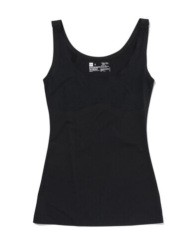 medium corrigerend hemd zwart zwart - 1000002420 - HEMA