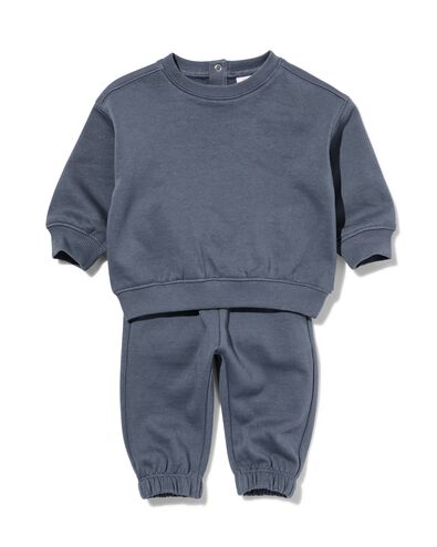 baby kleding sweatset grijs grijs - 33127470GREY - HEMA