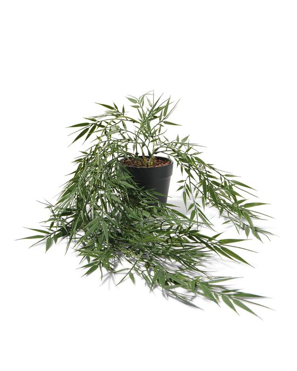 kunst hangplant bamboe 60cm - 41323004 - HEMA