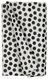 tafelzeil 140x240 polyester - stippen wit/zwart - 5300068 - HEMA
