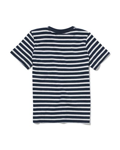 kinder t-shirt strepen donkerblauw 146/152 - 30782984 - HEMA