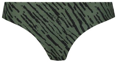 dames bikinibroekje - zebra legergroen - 1000022861 - HEMA