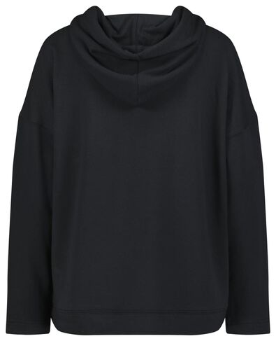 dames capuchonsweater zwart - 1000022476 - HEMA