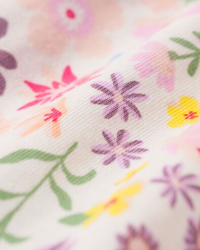 kinderrok bloemen gebroken wit gebroken wit - 30863906OFFWHITE - HEMA