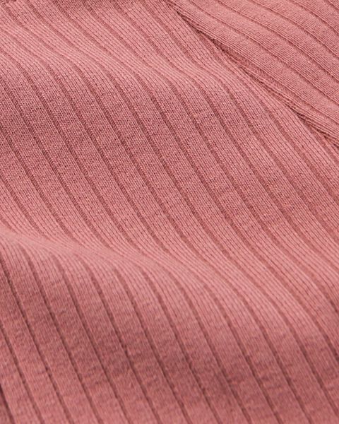 newborn meegroei legging rib roze roze - 1000029877 - HEMA
