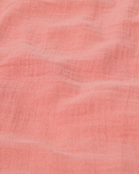 Shilling Moedig kleding stof dekbedovertrek katoen mousseline roze - HEMA