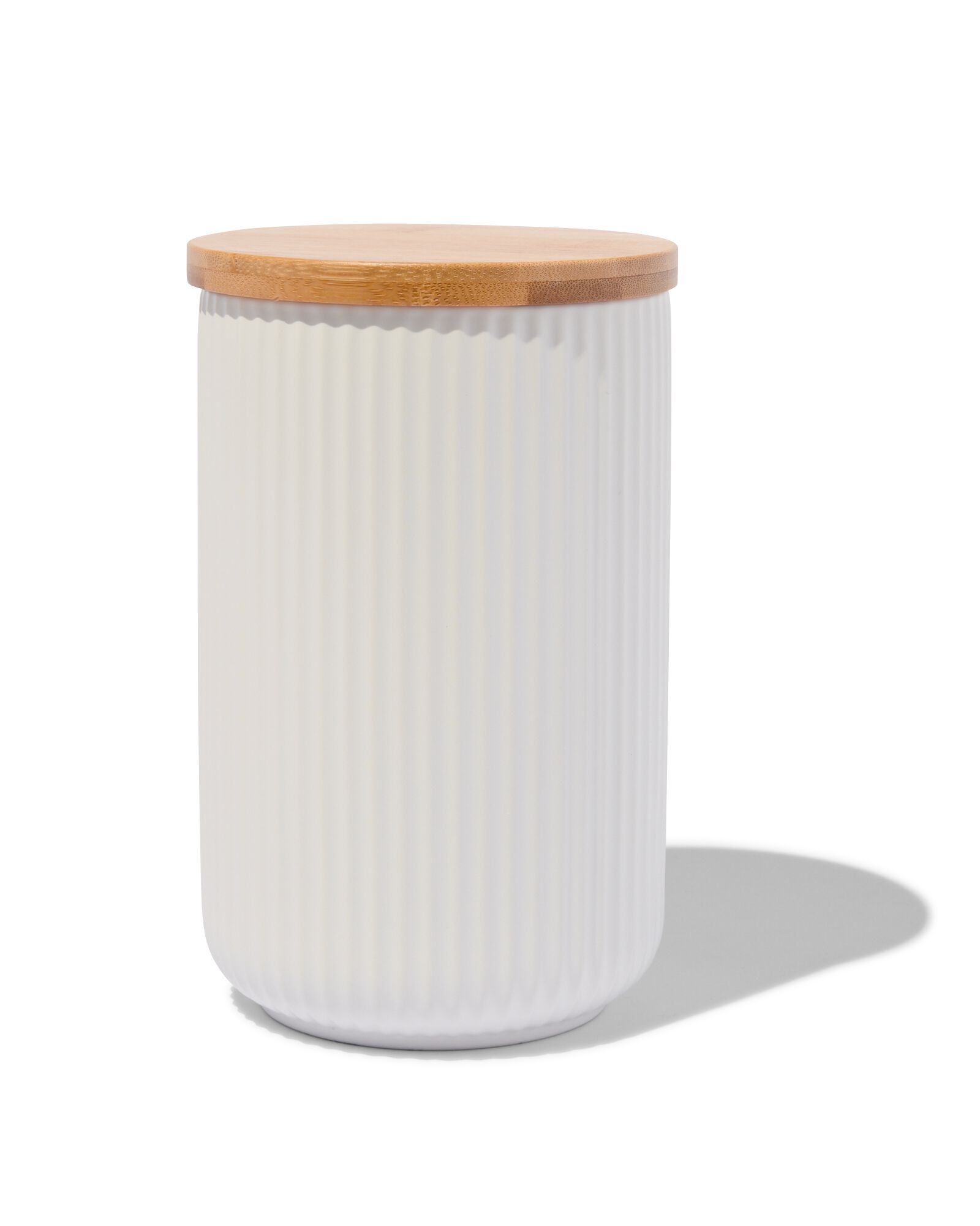 voorraadpot keramiek 1.4L gestreept - 80850038 - HEMA