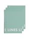 collegeblok A4 - gelinieerd - 3 stuks - 14101642 - HEMA
