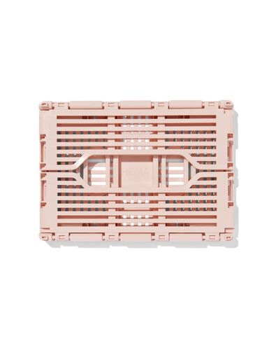 klapkrat letterbord recycled XS roze lichtroze 13 x 18 x 8 - 39821197 - HEMA
