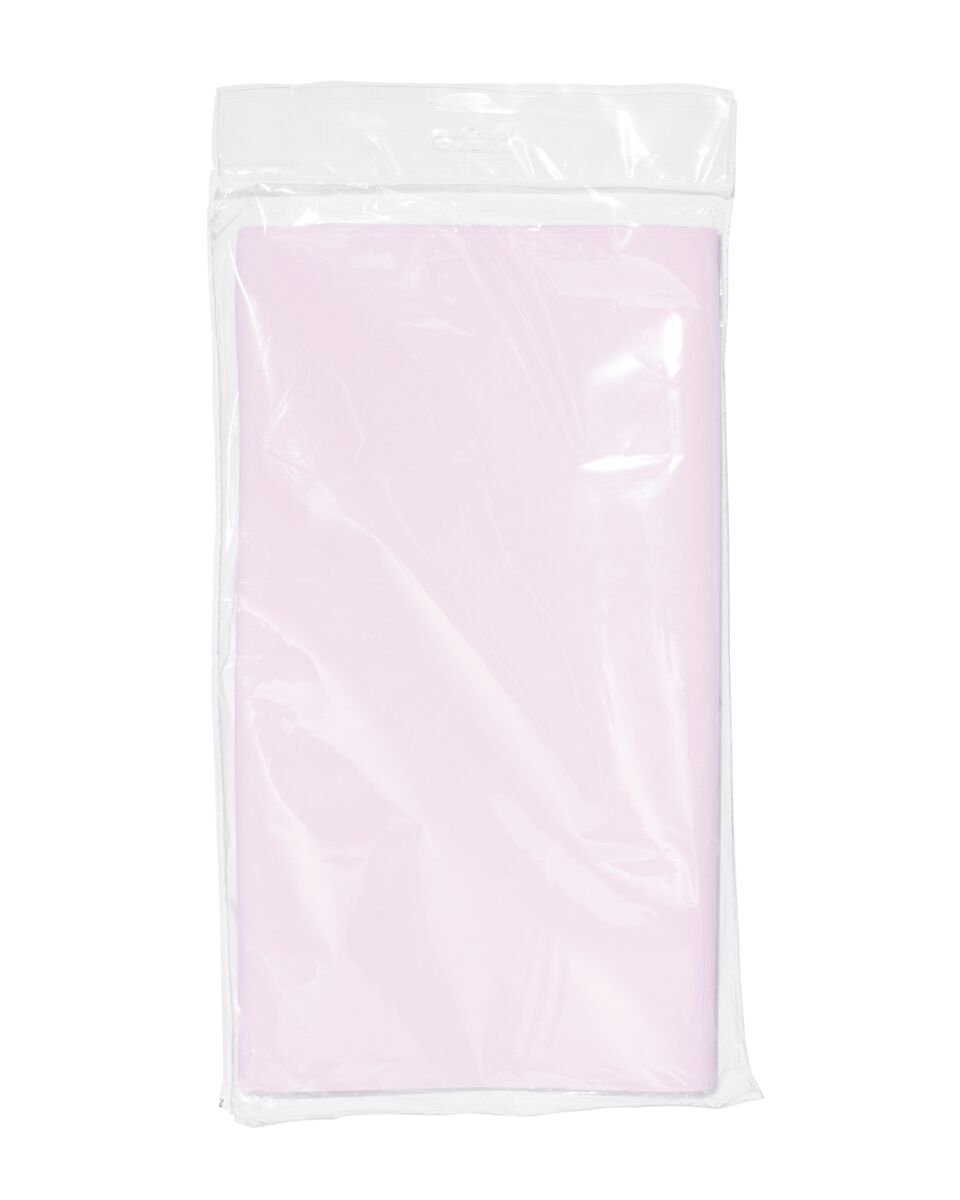 Previs site Milieuvriendelijk Soms soms papieren tafelkleed roze 138x220 - HEMA