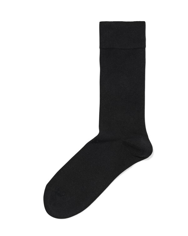 herensokken bamboe zwart zwart - 4120440BLACK - HEMA