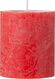 rustieke kaars - 7 x 8 cm - rood rood 7 x 8 - 13502117 - HEMA