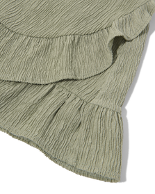 kinder rok met overslag groen groen - 1000030732 - HEMA